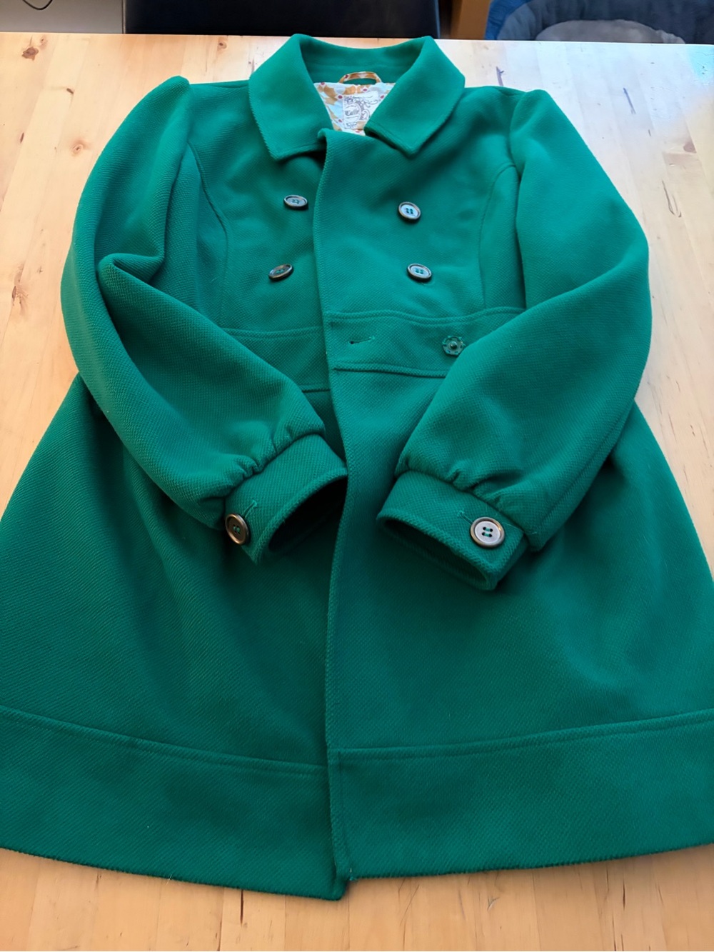 Tulle like new Peacoat - Picture 2 of 7